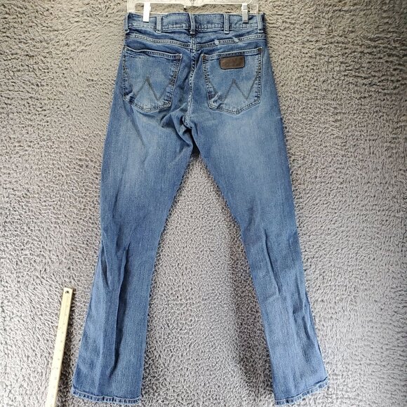 Wrangler Jeans Men’s 30x34 Blue Slim Boot Retro Stretch Denim - Picture 1 of 13